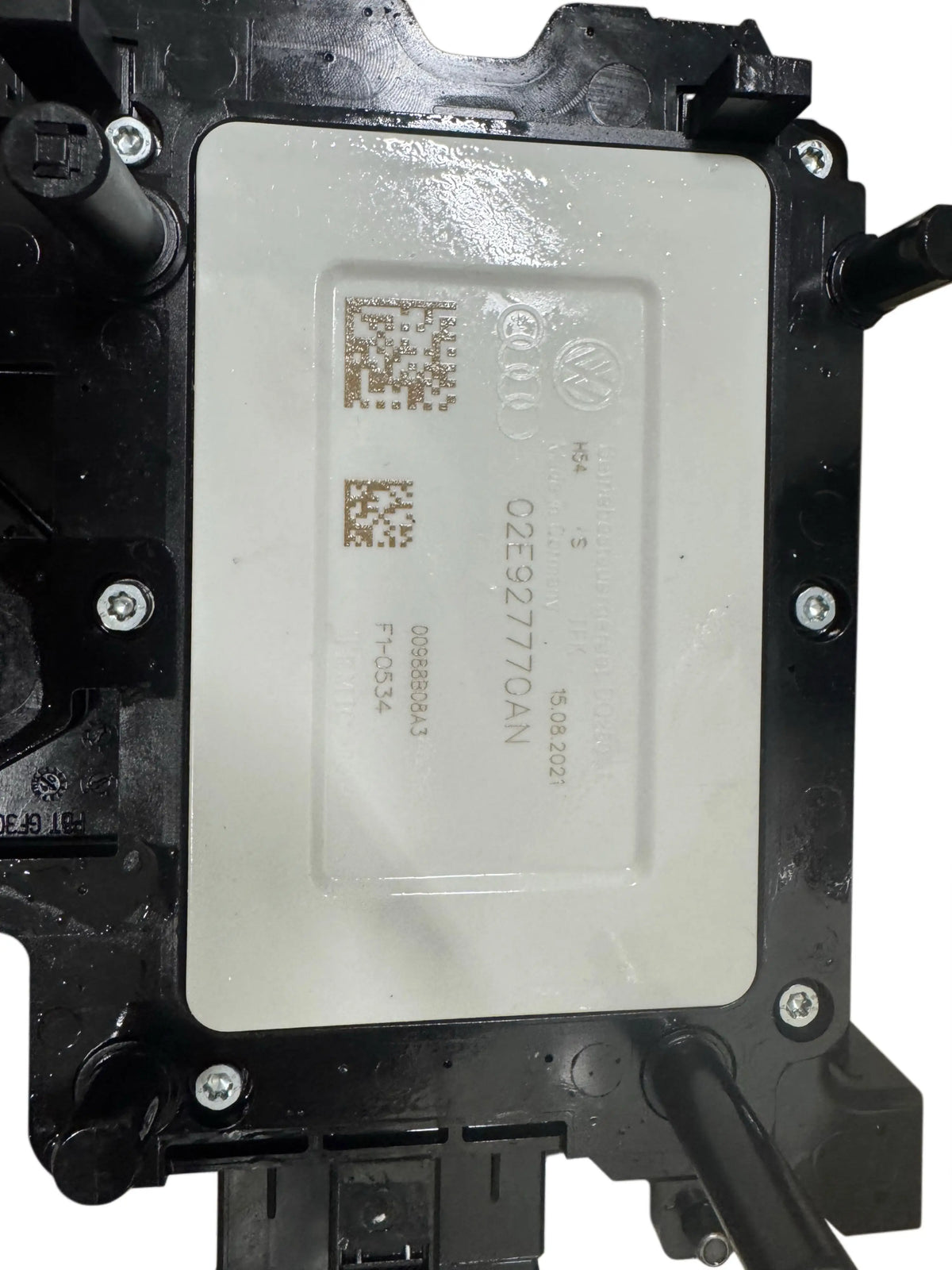 02E927770AN DQ250 mechatronic connector and part number label, compatible AQ AS