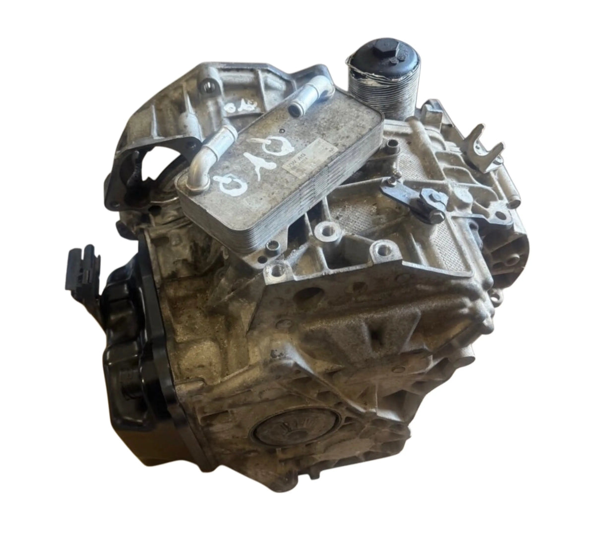 DQ500 QYQ transmission for VW Tiguan 2.0 TDI 4Motion, side view