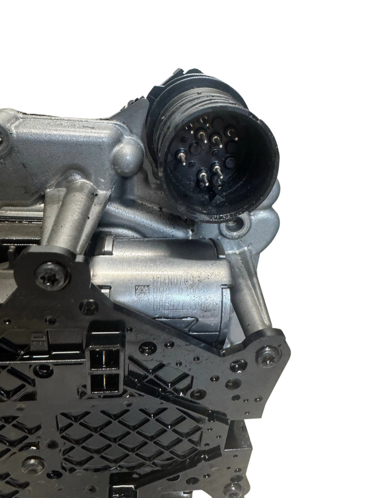 0BH927711C DQ500 TCU control module mounted on mechatronic hydraulic block